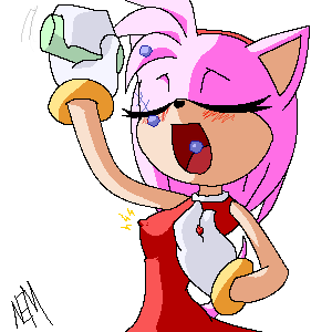 amy_rose beige_skin color female female_only fur furry hedgehog nem pink_fur sega skin solo sonic_(series) straight_hair