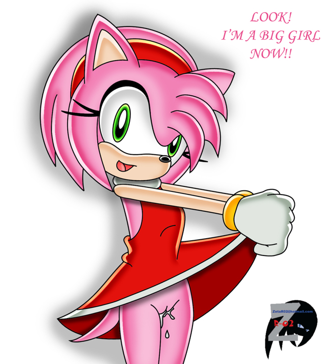 amy_rose beige_skin color female female_only fur furry hedgehog pink_fur sega skin solo sonic_(series) straight_hair zetar02