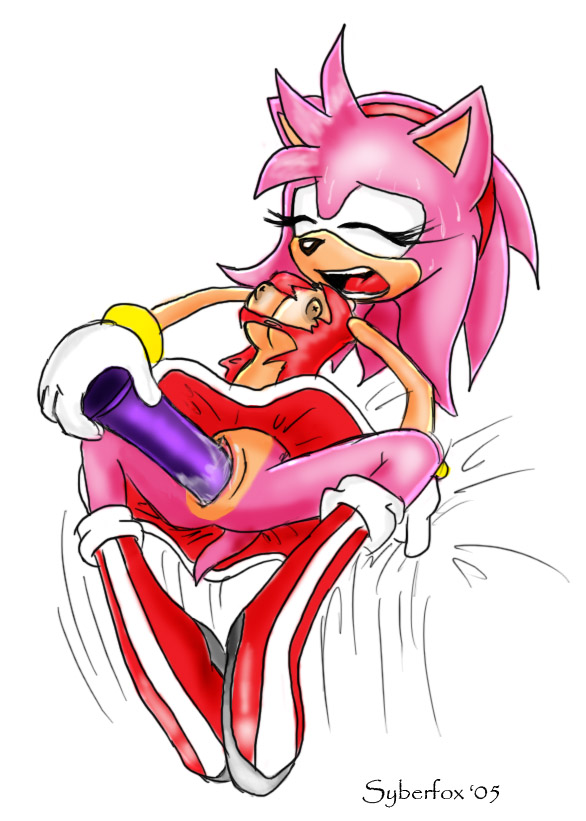 2005 amy_rose beige_skin color female female_only fur furry hedgehog pink_fur sega skin solo sonic_(series) straight_hair syberfox