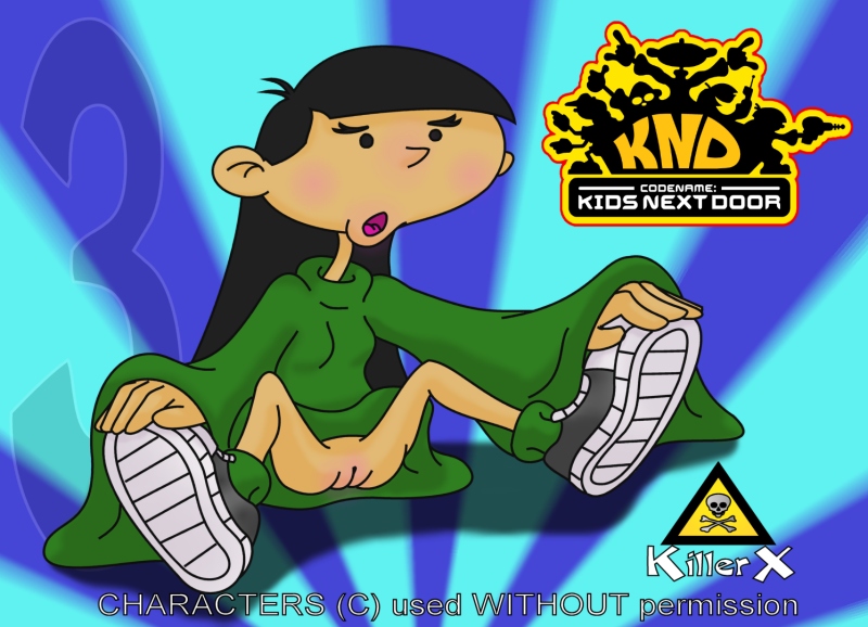 codename:_kids_next_door color female female_only human killerx kuki_sanban numbuh_3 pussy solo straight_hair