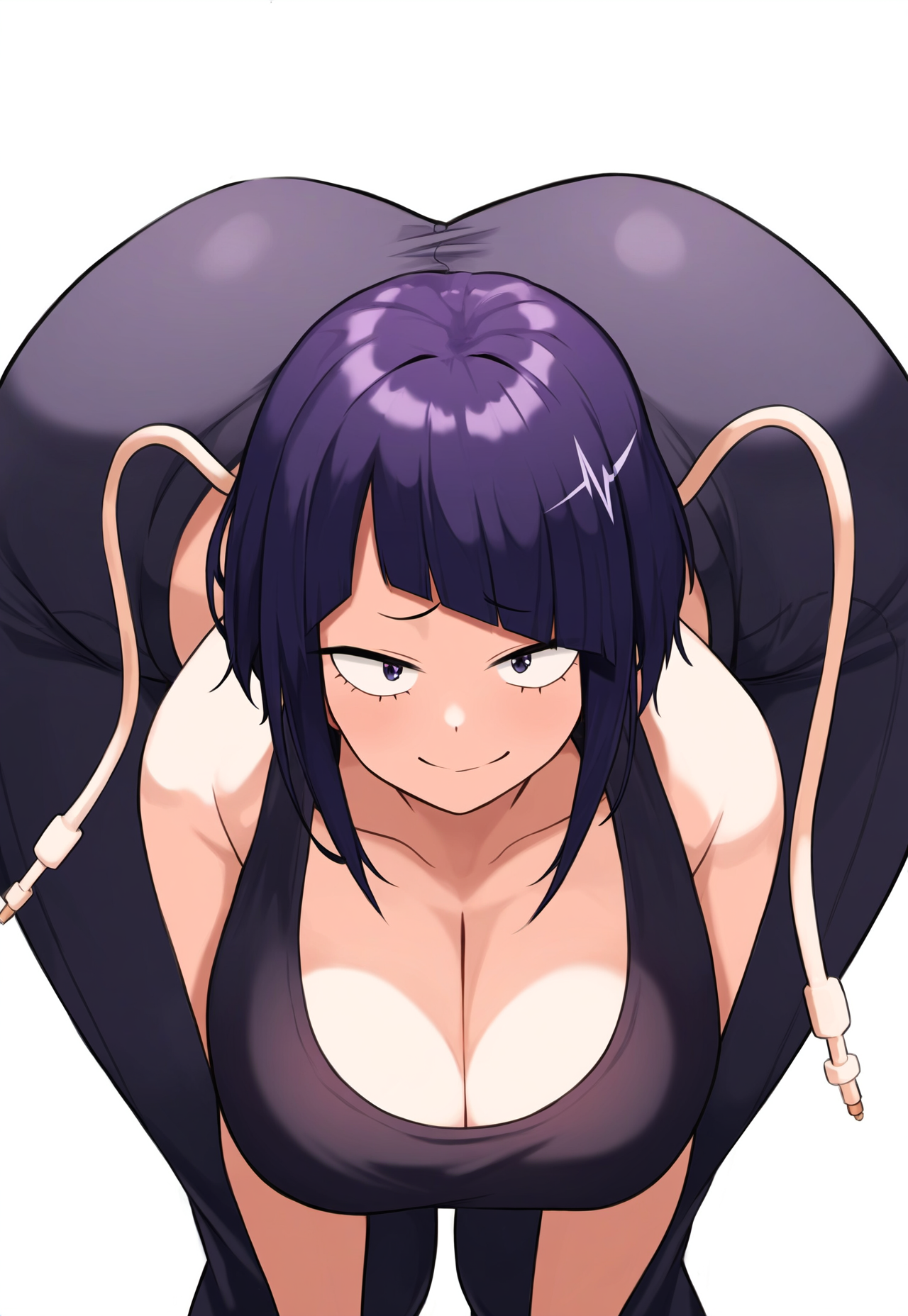 1girls, ai generated, arched back, ass, bending over, boku no hero academia, breasts, female, huge ass, huge breasts, jirou kyouka, kyoka jiro, kyouka jirou, large breasts, leaning forward, massive ass, massive breasts, my hero academia, wide hips