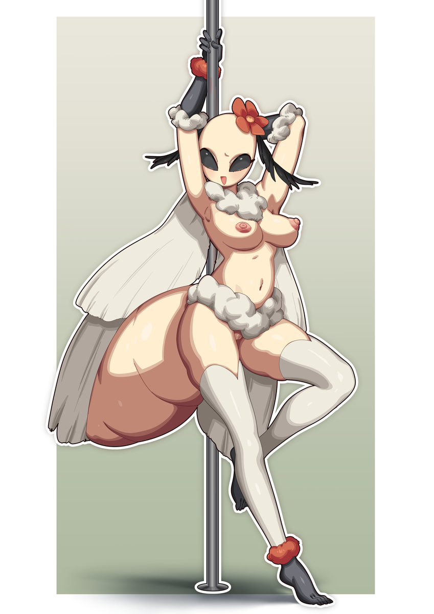 anthro beemu bug_fables female insects moth mothiva_(bug_fables) nude tagme