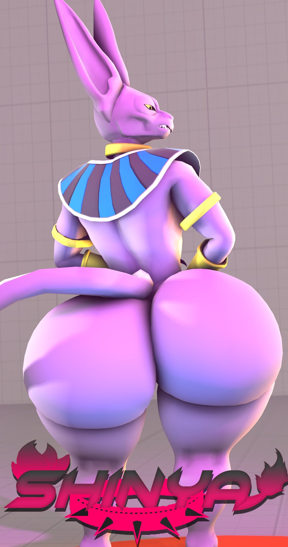 1boy ass beerus big_ass big_butt bubble_ass bubble_butt dragon_ball fat_ass fat_butt femboy huge_ass huge_butt large_ass large_butt male male_only rear_view shinyagaia solo solo_male thick_ass thick_butt