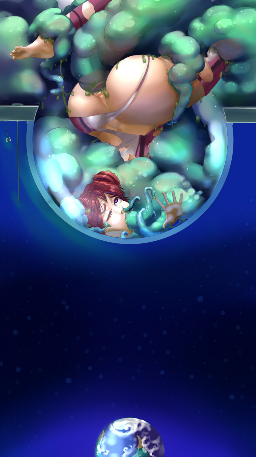 1boy, all the way through, anal insertion, anal penetration, ass, crossdressing, crotchless, cum, cum drip, femboy, girly, huge ass, majalis, male, male only, malesub, oral insertion, slime, space, tentacle on male, tentacle rape, tentacle sex, tentacles, torn clothes, trap