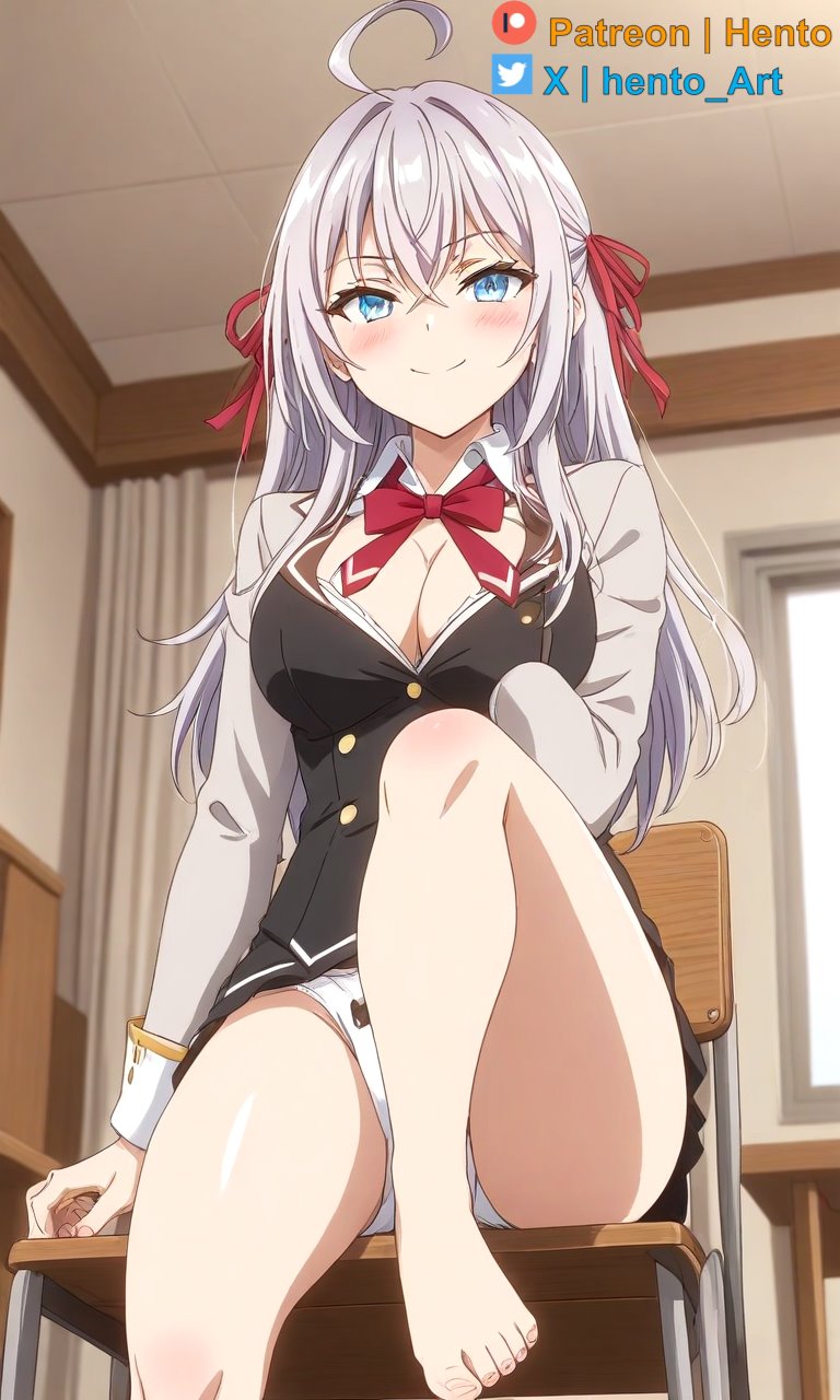 1girls, ai generated, alisa mikhailovna kujou, female, female only, hento, solo, solo female, tagme, tokidoki bosotto russian de dereru tonari no alya-san