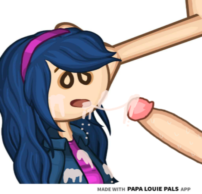 1girls character_(papa_louie) clothing color edit female flipline flipline_studios headband leaking_cum lifting_shirt male papa_louie papa_louie_pals penis skinny solo tagme toony video_game video_game_character video_game_franchise video_games