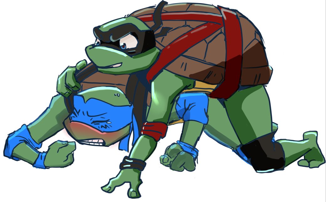 gay gay_domination gay_sex leo leonardo leonardo_(mutant_mayhem) leonardo_(tmnt) nsfw selfcest yaoi