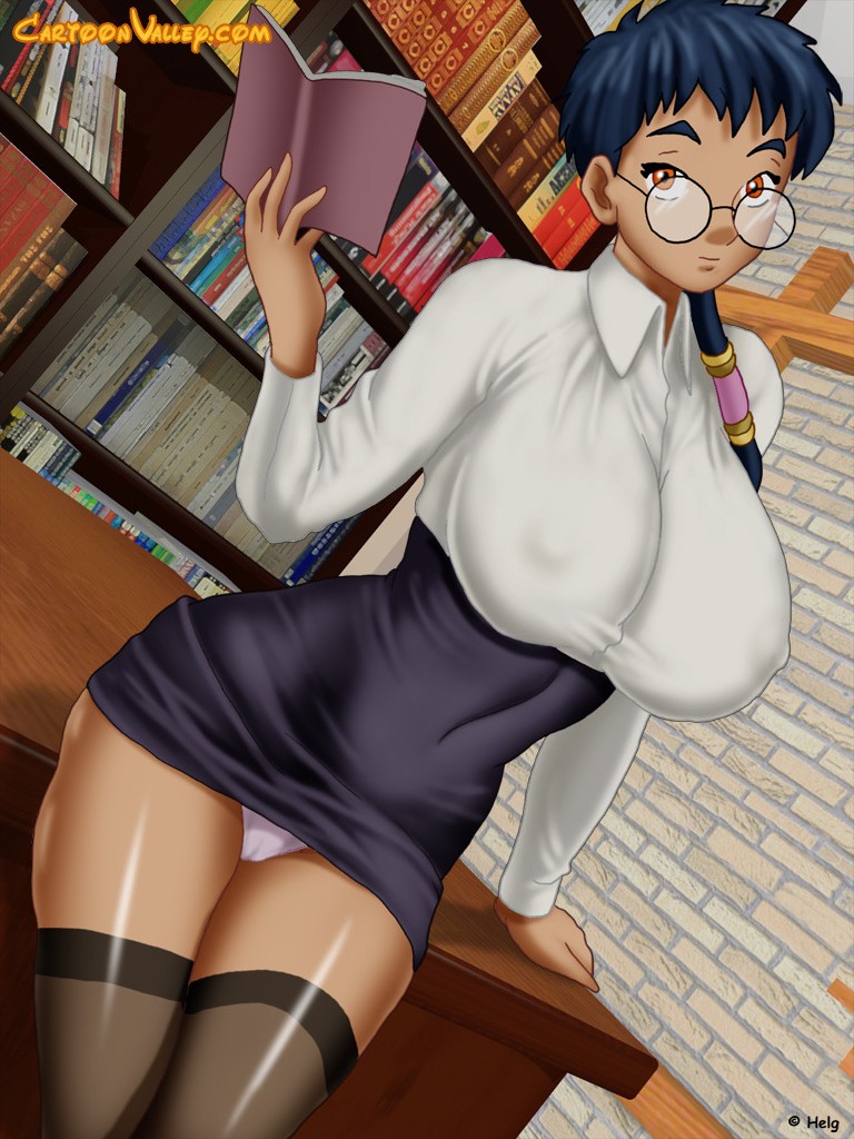 book cartoonvalley.com diagonal_angle disney female female_only glasses helg human jpeg library nipple_bulge reading signature solo taranee_cook thighhighs w.i.t.c.h.