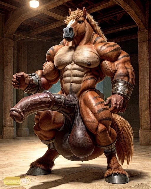 1anthro 1boy 1horse 1man abs ai_generated balls ballsack bara bara_tiddies bara_tits biceps big_balls big_cock big_dick big_penis big_testicles boner brown_body cock deltoids dick equid equine equine_genitalia fat_balls fat_cock fat_penis flared_penis furry gigantic_balls gigantic_cock gigantic_penis gigantic_testicles horse horse_penis horsecock huge_balls huge_cock huge_cock huge_cock huge_testicles large_balls large_cock large_dick large_pecs large_pectorals large_penis large_testicles male male male_focus male_nipples male_only man_boobs man_breasts man_tits manly monster monster_cock muscle muscles muscular muscular_anthro muscular_male nipples nuts nutsack original original_character pecs pectorals penis scrotum striped_fur stripes testicles thancrus trapezius vein veins veins_on_dick veiny veiny_muscles veiny_penis