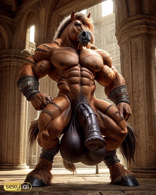 1anthro 1boy 1horse 1man abs ai_generated balls ballsack bara bara_tiddies bara_tits biceps big_balls big_cock big_dick big_penis big_testicles boner brown_body cock deltoids dick equid equine equine_genitalia fat_balls fat_cock fat_penis flared_penis furry gigantic_balls gigantic_cock gigantic_penis gigantic_testicles horse horse_penis horsecock huge_balls huge_cock huge_cock huge_cock huge_testicles large_balls large_cock large_dick large_pecs large_pectorals large_penis large_testicles male male male_focus male_nipples male_only man_boobs man_breasts man_tits manly monster monster_cock muscle muscles muscular muscular_anthro muscular_male nipples nuts nutsack original original_character pecs pectorals penis scrotum striped_fur stripes testicles thancrus trapezius vein veins veins_on_dick veiny veiny_muscles veiny_penis