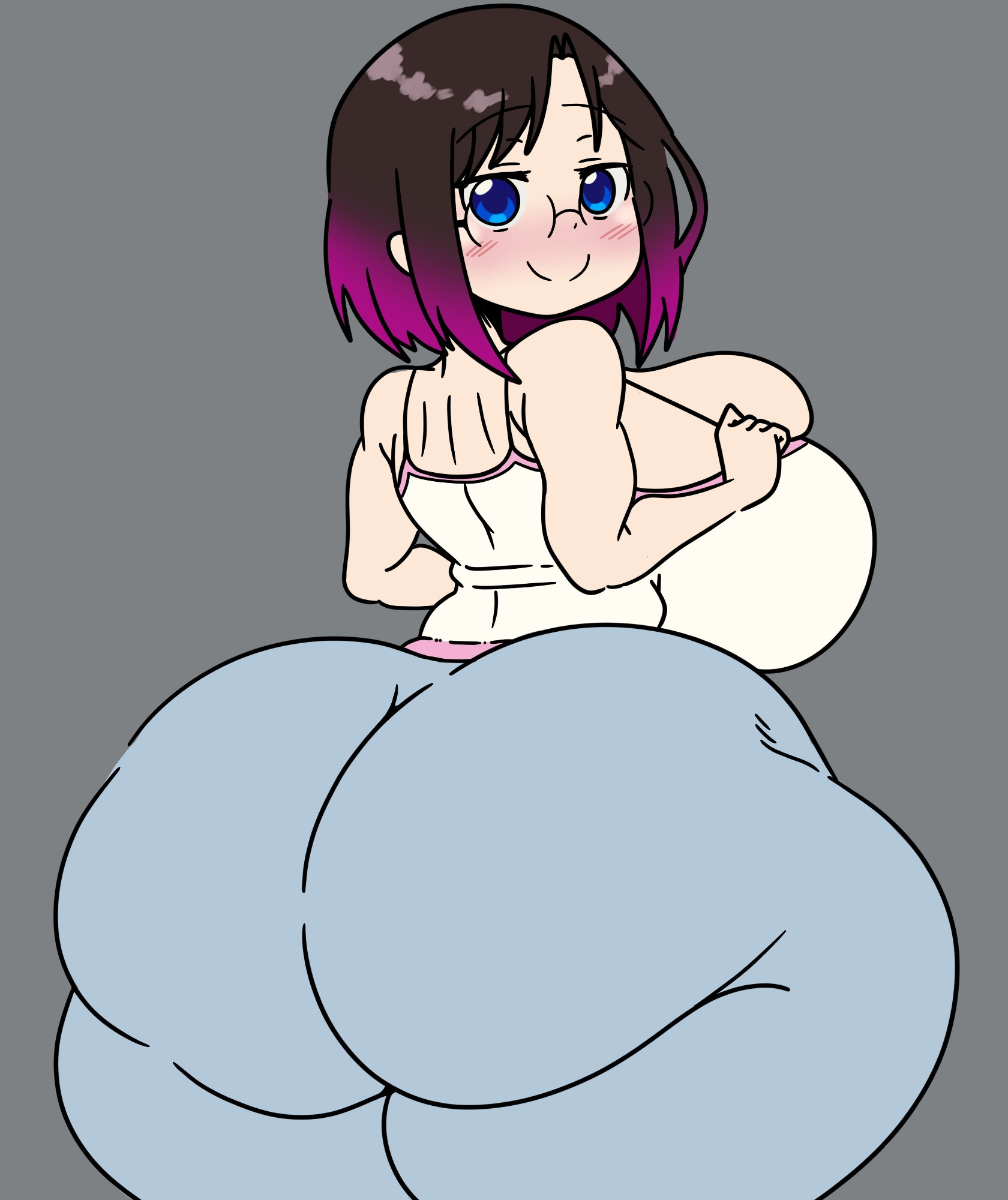 1girls, ass, breasts, elma (dragon maid), female, huge ass, huge breasts, inakotho, looking at viewer, miss kobayashi's dragon maid, tagme, voluptuous