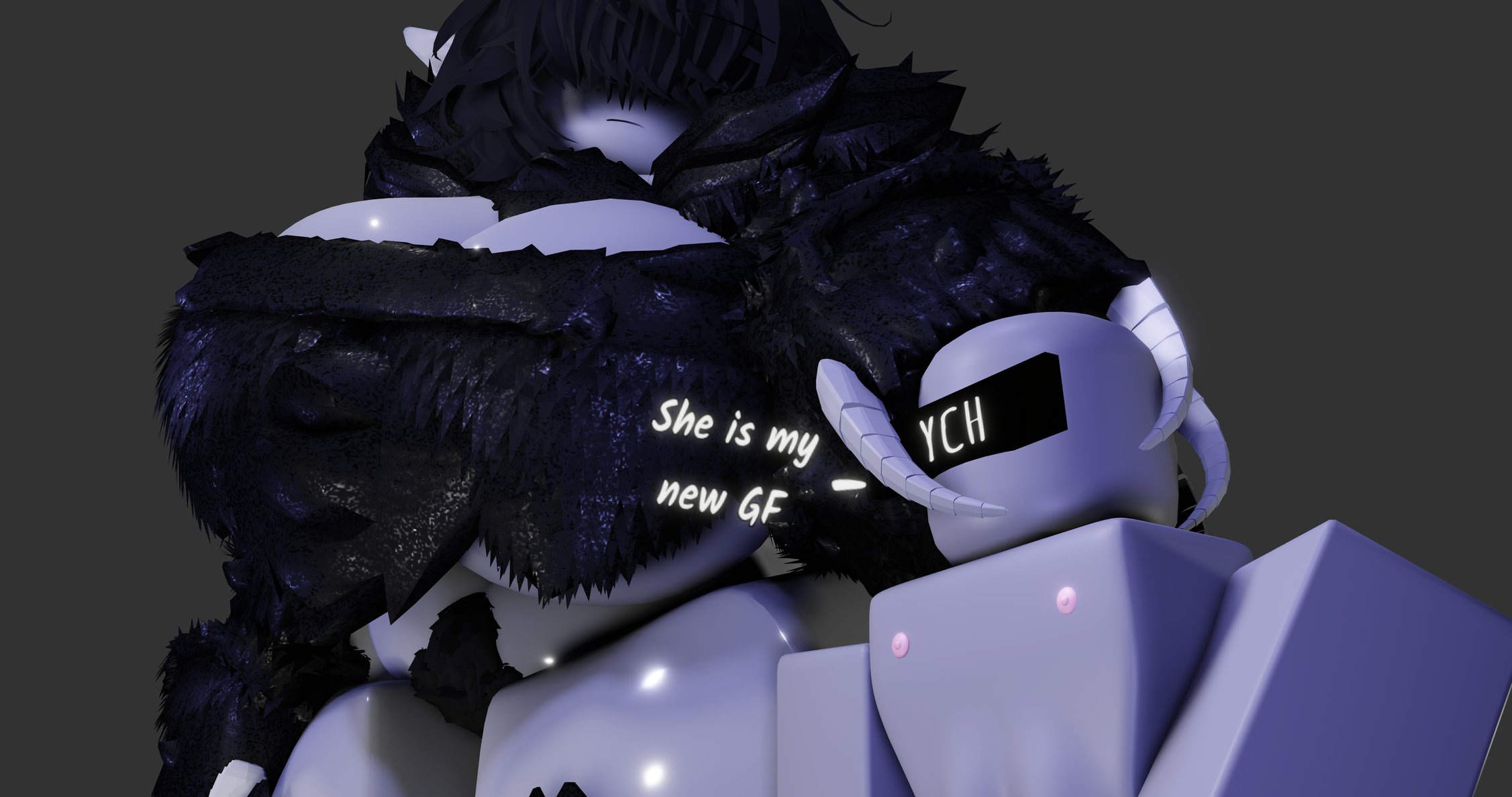 1boy, 1girls, 3d, breasts, cleavage, deep owl, deepwoken, english text, male nipples, nipples, roblox, roblox game, robloxian, size difference, tagme, text, thighs, underboob, wawa rr34, ych, ych (character)