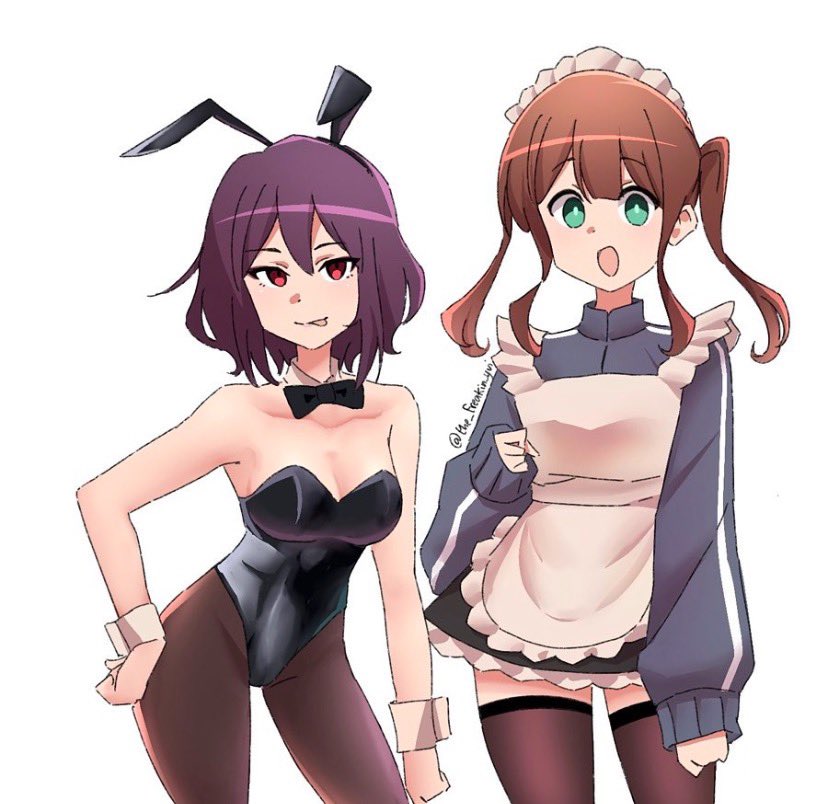 1boy 1girls bridget_reekes brown_hair clothed clothing cute_male female femboy feminine_male green_eyes imminent_sex original original_character otoko_no_ko red_eyes robert_kamisato sex skirt skirt_lift straight the_freakin'_yui white_background