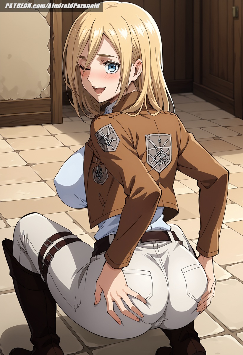 1girls ai_generated aindroidparanoid ass ass_focus ass_grab attack_on_titan big_ass big_breasts big_butt blonde_hair breasts busty cameltoe christa_lenz curvy cute fat_ass female female_only from_behind hair hi_res hips historia_reiss huge_ass huge_breasts human large_ass large_breasts legs long_hair narrow_waist shingeki_no_kyojin slim_waist stable_diffusion tagme thick_ass thick_thighs voluptuous waist wide_hips