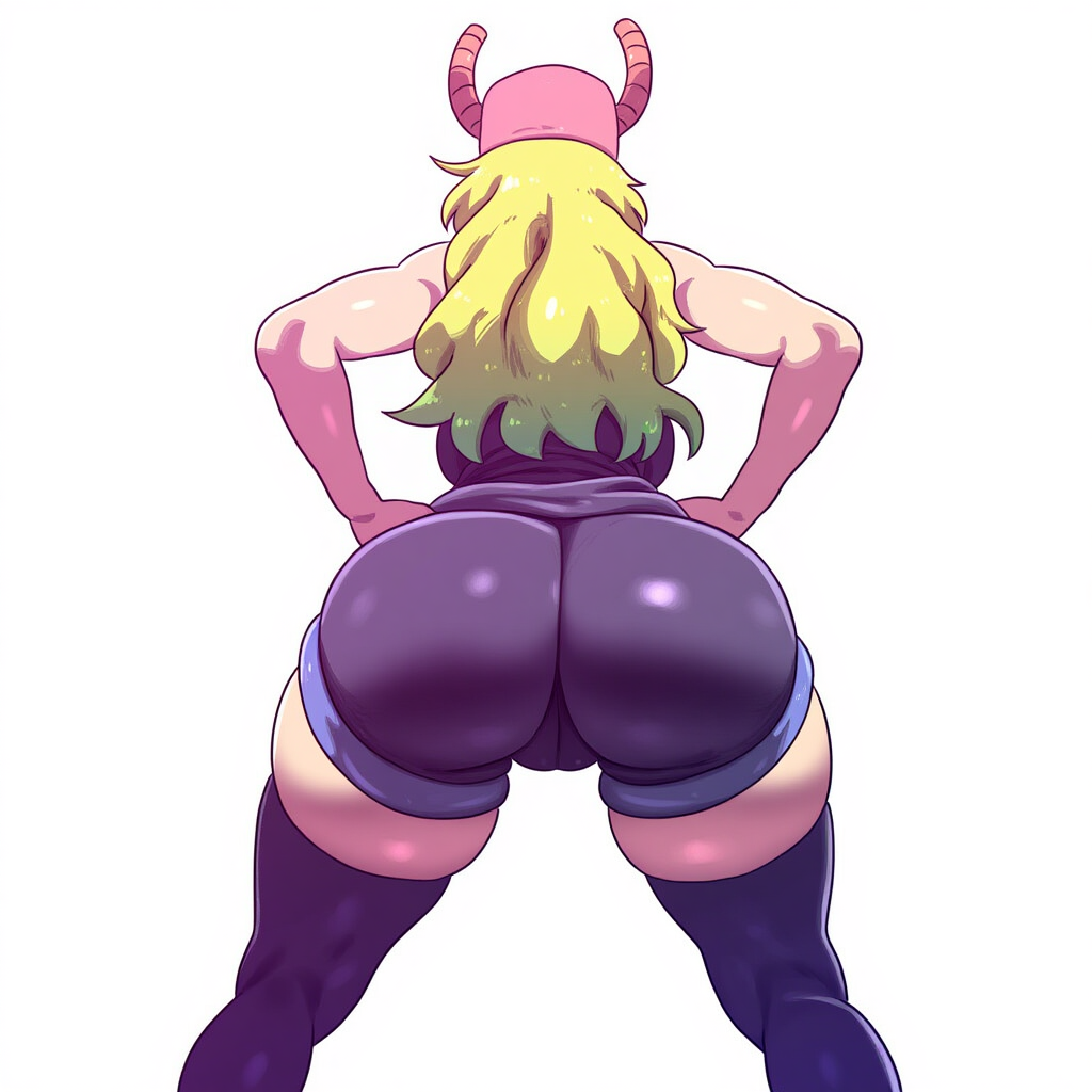 1girls ai_generated ass ass_focus big_ass dragon dragon_girl female female_only huge_ass kobayashi-san_chi_no_maidragon lucoa lucoa_(maidragon) miss_kobayashi's_dragon_maid mullon novelai original solo_female solo_focus that_ass_was_fat