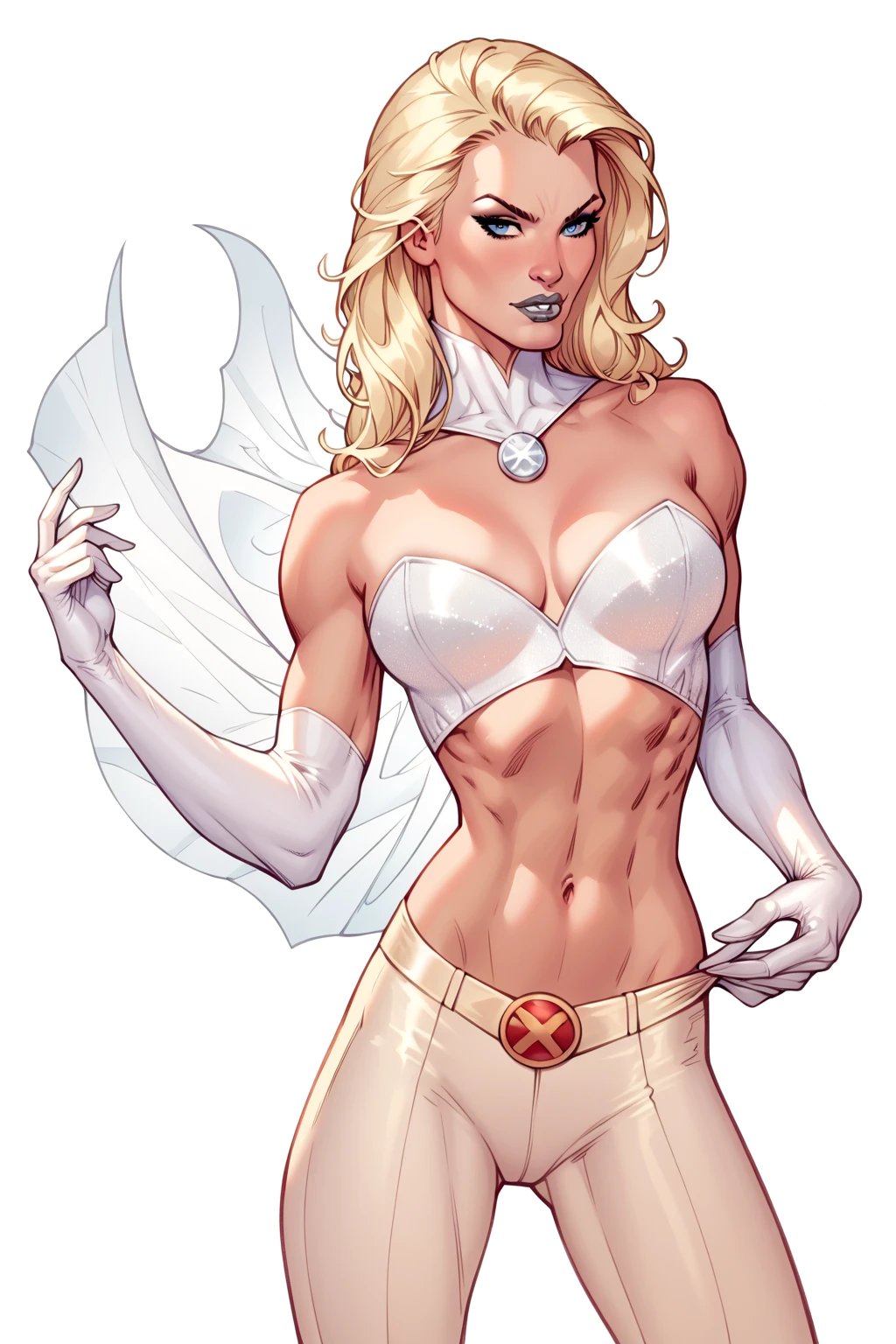 ai_generated blonde emma_frost marvel marvel_comics sex superhero superheroine x-men