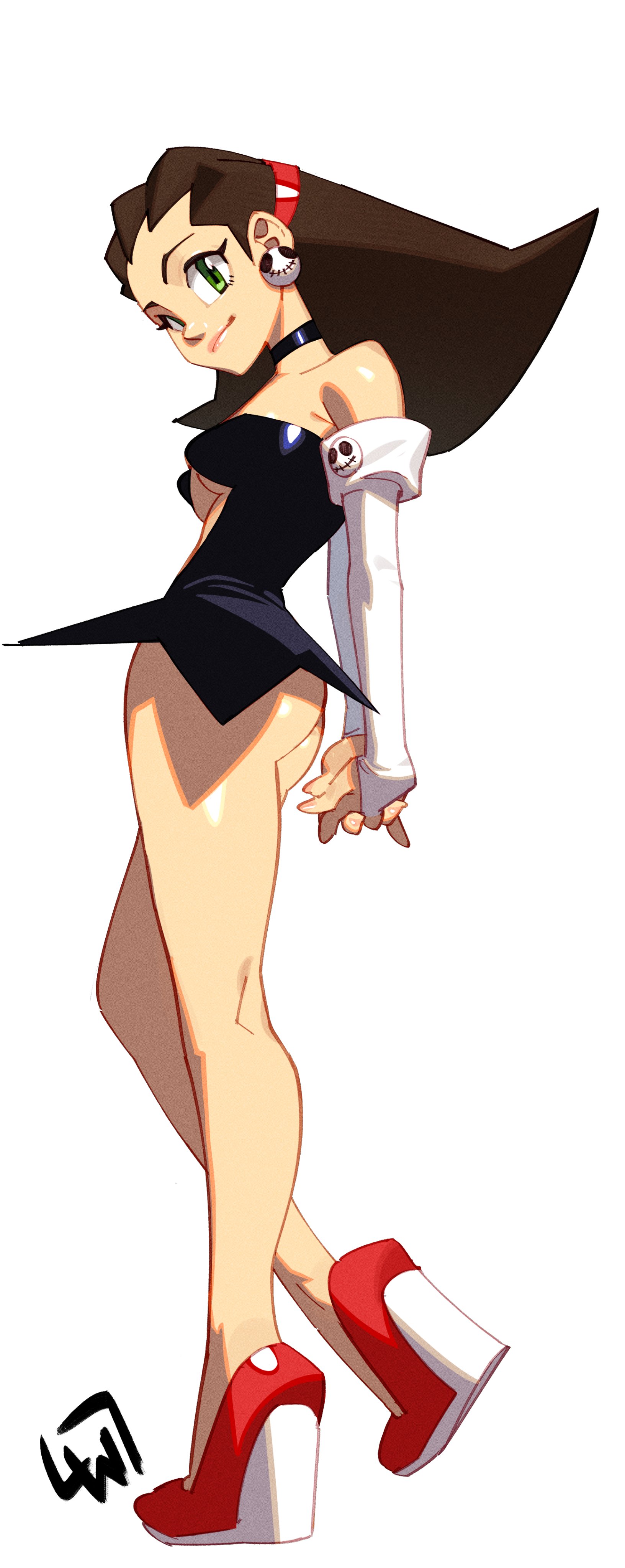 capcom, female, l4wless, mega man, mega man legends, tron bonne