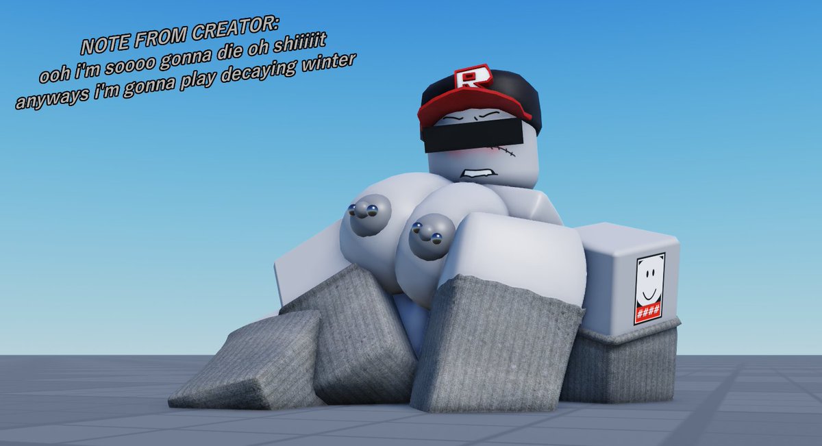 1girls 3d angry armwear bald baseplate big_breasts blush breasts cap censor_bar censored_eyes crimstuff day english_text female female_only genderswap_(mtf) gloves grey_armwear grey_gloves grey_skin grey_thighhighs hat nipple_piercing nipples nude nude_female on_floor roblox roblox_avatar robloxian rubensim rule_63 scar scar_on_face sitting sitting_on_floor sky solo text thick_thighs thighhighs thighs youtube youtuber