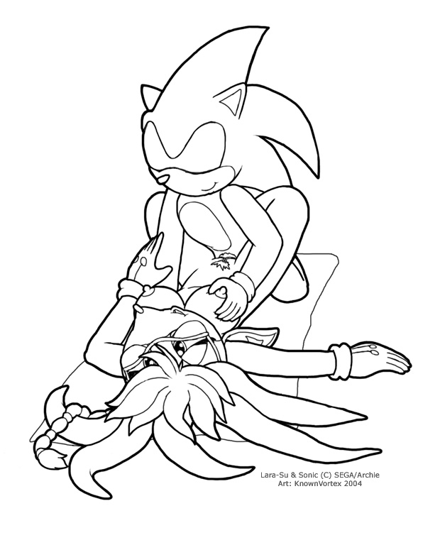 2004 archie_comics furry hedgehog knownvortex lara-su mammal sega sonic_(series) sonic_the_hedgehog straight_hair