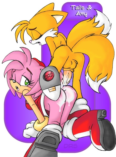 after_sex amy_rose anthro ass canine clothes cum cum_in_ass drs female fox fur furry furry_only furry_tail hedgehog interspecies male mammal multi_tail nude penis sega sonic_(series) straight straight_hair tail tails uncensored