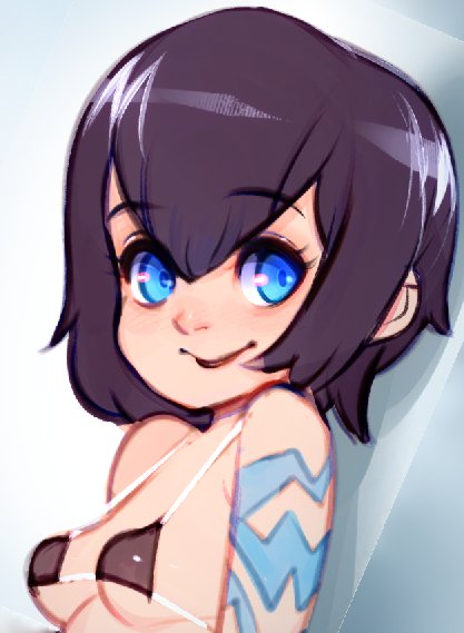 bikini top, breasts, doxy, female, hotel transylvania, mavis dracula, solo, underboob