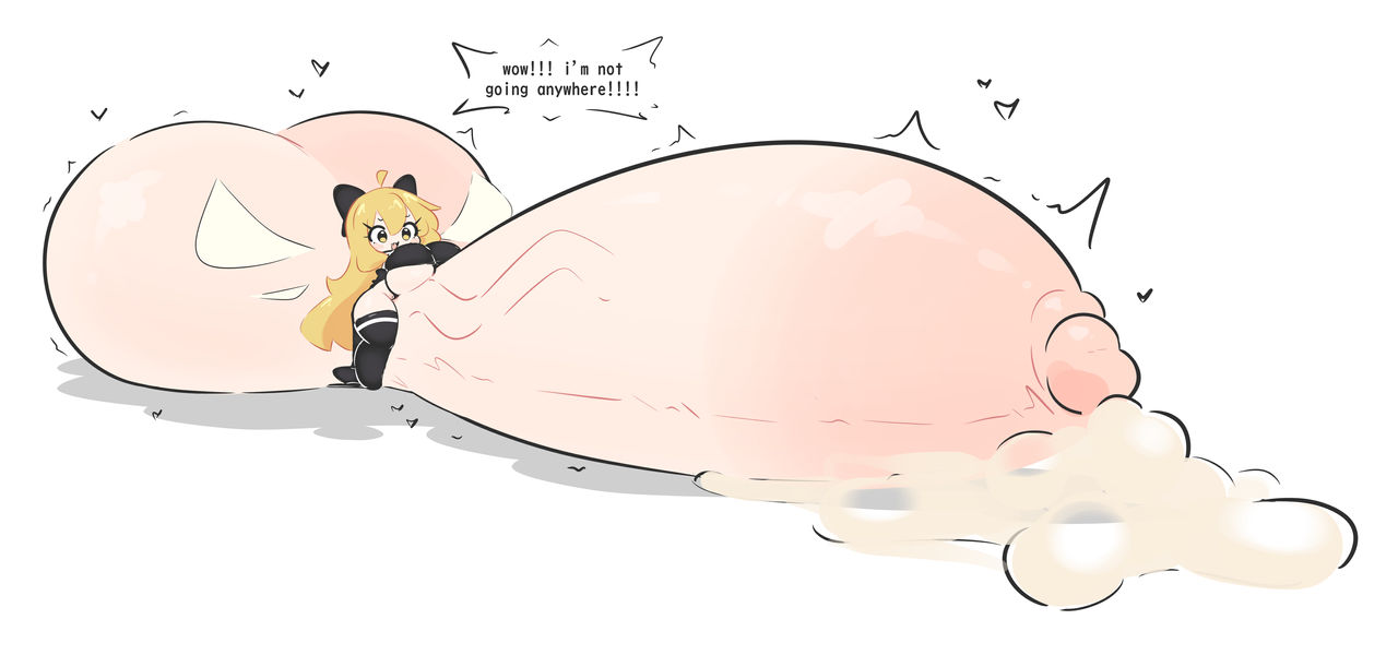 cum, cumshot, fairy, futanari, huge ass, huge breasts, hyper, hyper balls, hyper penis, o-bisu, original, original character