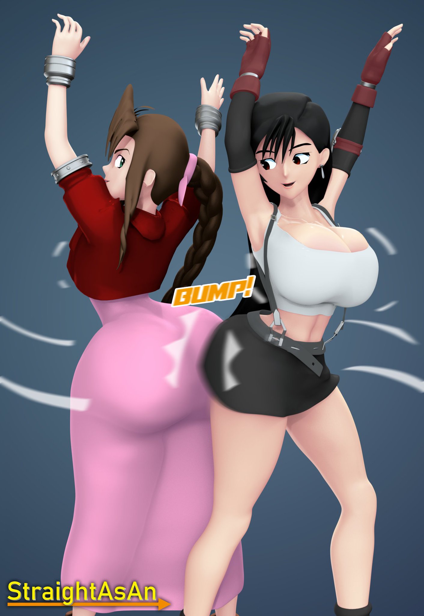 Aerith Gainsborough (Final Fantasy) Rule 34 Image