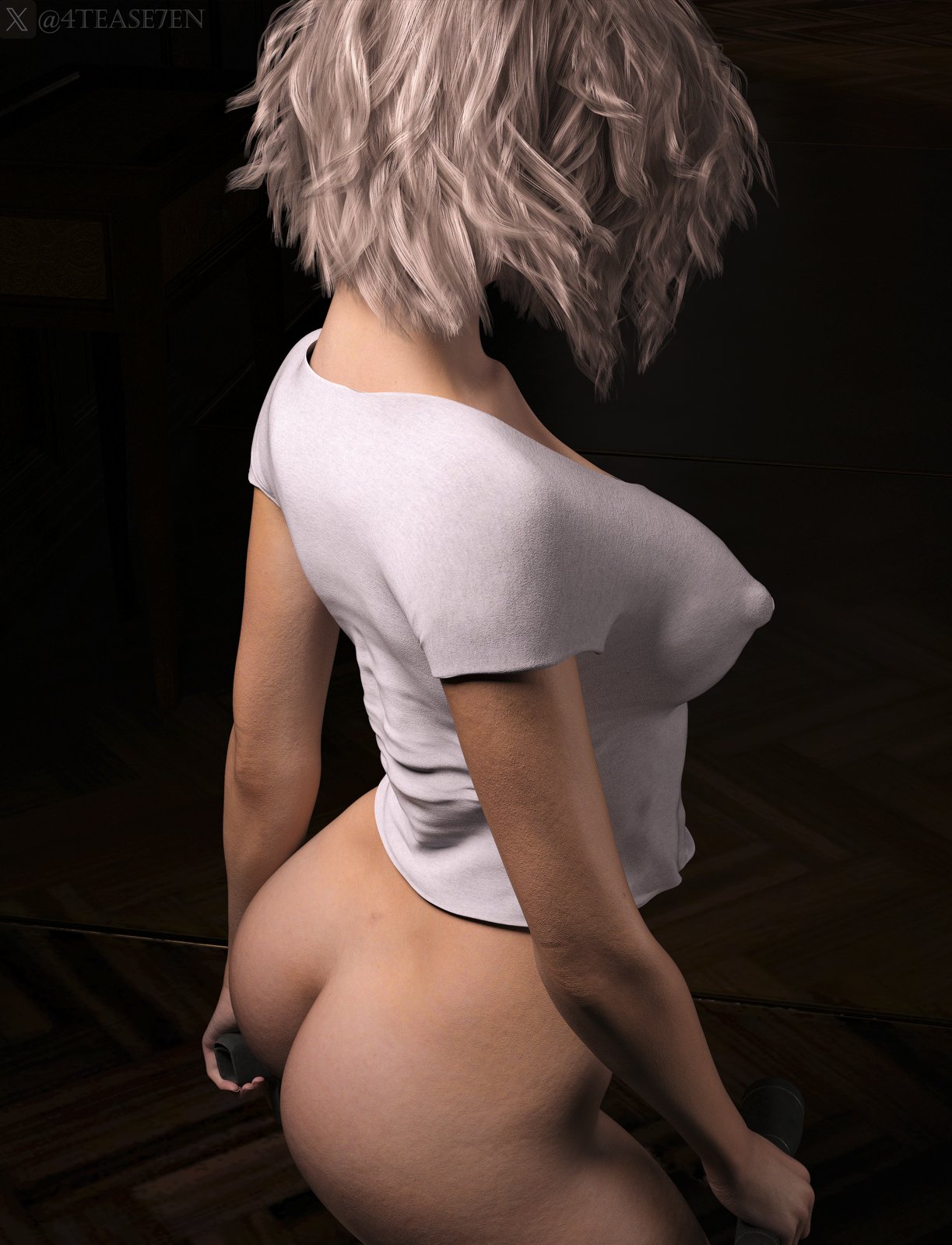 1female, 1females, 1girls, 3d, 3d artwork, 3d model, 3d render, 3dcg, 3dx, 4tease7en, ass, ass focus, asscheeks, bare feet, bare legs, bare midriff, bare thighs, barefoot, beautiful, beautiful body, beautiful female, beautiful girl, beautiful woman, bedhead, belly, belly button, big ass, big boobies, big breasts, big butt, big eyes, blonde female, blonde hair, blonde hair female, blonde pubic hair, blonde-haired female, bob cut, breasts, butt crack, butt focus, buttcheeks, capcom, caucasian, caucasian female, child bearing hips, clavicle, coinslot pussy, corridor, crop top, cropped shirt, curvaceous, curvaceous ass, curvaceous body, curvaceous female, curvaceous figure, curvaceous hips, curvaceous thighs, curves, curvy, curvy body, curvy female, curvy figure, curvy hips, cute, cute face, cute female, cute girl, dark room, erect nipples, fair skin, fair-skinned female, feet, female, female focus, female only, flashlight, g-string, g-string down, g-string half down, girl, girl only, girl solo, girly, grace ashcroft, grace ashcroft (julia pratt), gray eyes, gun, half dressed, half naked, half nude, half-dressed, hallway, handgun, hard nipples, hip bones, hips, holding flashlight, holding object, holding weapon, hotel, hourglass figure, hourglass figured female, huge ass, huge ass (female), huge asscheeks, huge butt, iliac crest, kneeling, lace, lace trim, lace trim panties, lace trimmed panties, lace trimmed thong, lace-trimmed panties, lace-trimmed thong, light skin, light-skinned female, lips, looking at captor, looking at viewer, medium hair, messy hair, midriff, midriff baring shirt, midriff exposed, midriff showing, navel, nipple bulge, nipple outline, nipples, nipples visible through clothing, no pants, on knees, panties, panties around legs, panties down, pants off, pants removed, perky, perky breasts, perky nipples, perky tits, pistol, platinum blonde, platinum blonde hair, pokies, poking out, pubic, pubic hair, pussy, pussy exposed, pussy out, pussy peek, resident evil, resident evil 9: requiem, round ass, round butt, sexy, sexy ass, sexy body, sexy clothing, sexy female, sexy panties, sexy pose, sexy pussy, sexy underwear, shirt, skinny, skinny arms, skinny female, skinny girl, skinny waist, slim, slim female, slim girl, slim waist, small panties, small underwear, smooth pussy, smooth skin, solo, solo female, solo focus, staring, staring at viewer, t shirt, t-shirt, t-shirt and panties, thick hips, thick lips, thong, thong down, thong panties, thong pulled down, thong underwear, tight clothes, tight clothing, tight fit, tight panties, tight pussy, tight thong, tight undergarment, tight underwear, tiny panties, tiny thong, titties, trimmed pubic hair, tummy, underwear, underwear down, underwear halfway down, underwear pulled down, undies, v-line, vagina, video game, video game character, video game franchise, video games, voluptuous, voluptuous ass, voluptuous body, voluptuous breasts, voluptuous female, wavy hair, white girl, white lace, white panties, white shirt, white t-shirt, white thong, white thong panties, white underwear, white woman, wide hips