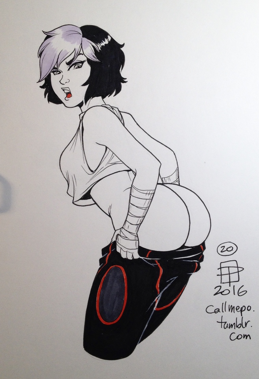 1girls, 2016, asian, ass, ass too big, big ass, big hero 6, bubble ass, bubble butt, callmepo, disney, eyeshadow, female, female only, gogo tomago, inconvenient ass, inconvenient butt, looking at own ass, looking at own butt, marvel, marvel comics, putting supersuit on, signature, solo, supersuit, text, tight fit, tight supersuit, two-tone hair