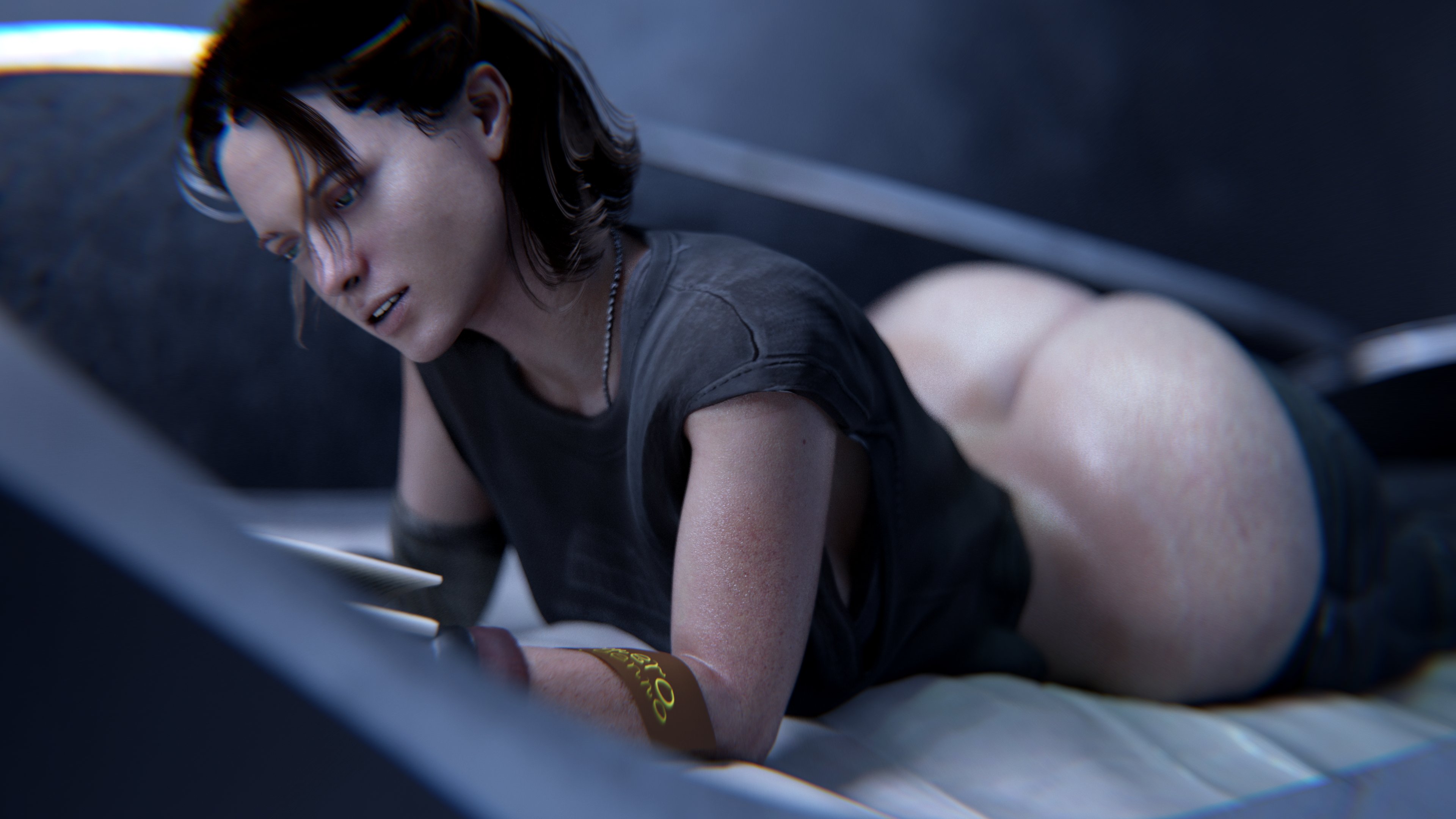 1girls, 2025, 3d, alien (franchise), alien: romulus, ass, ass cleavage, big ass, breasts, bubble butt, dbd, dead by daylight, fat ass, female, female human, female only, huge ass, human, human female, jomero benno, light skin, light-skinned female, naked, naked female, nude, rain carradine, solo, solo female