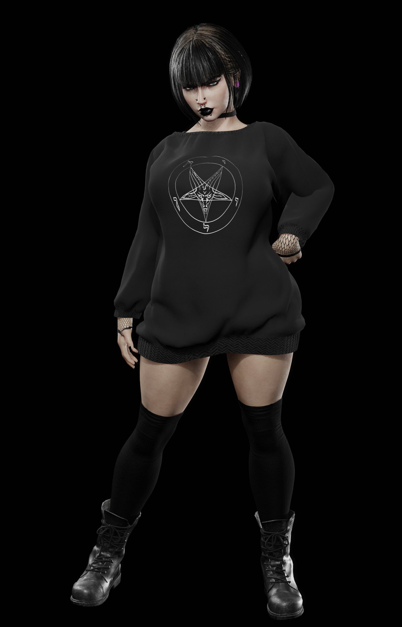 1girls, 3d, andavaverse, big ass, big breasts, big thighs, black hair, breasts, curvaceous, curvy, curvy figure, dark hair, dinoboy555, female, goth, goth girl, hips, huge ass, huge breasts, huge thighs, large ass, large breasts, large thighs, light skin, light-skinned female, madeline zoldak, mature, mature female, slim waist, thick, thick hips, thick legs, thick thighs, thighs, voluptuous, waist, wide hips, wide thighs