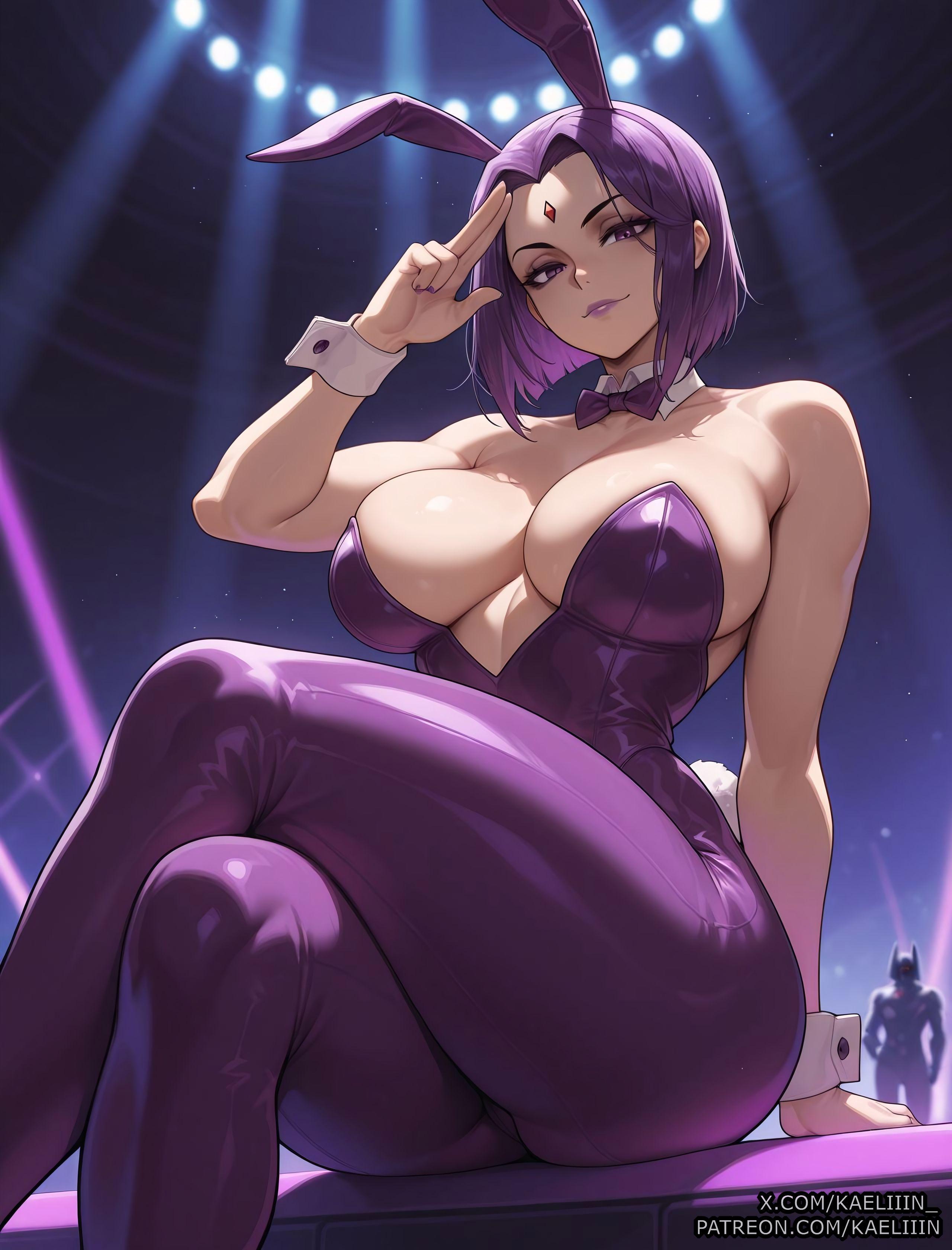 1girls, ai assisted, ai generated, animal ears, animal girl, anime, anime style, big ass, big breasts, breasts, bunny ears, bunny girl, bunny suit, bunnygirl, bunnysuit, casino, clitoris, curvaceous, curvaceous body, curvaceous female, curvaceous figure, dc, dc comics, female, female focus, fit female, girl, girly, hourglass figure, huge ass, huge breasts, kaeliiin, makeup, patreon, purple hair, purple suit, pussy, raven (dc), sexy, shiny, suit, teen titans, uncensored, vagina, voluptuous, voluptuous female, waifu, waifu diffusion