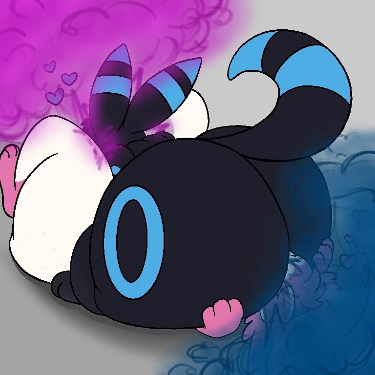 2boys, 2d, ass, big ass, big butt, black body, black fur, blue fart, blue fart cloud, creed (mordredlefey), dior (mordredlefey), facefart, facesitting, fart, fart cloud, fart fetish, farting, farting on face, fat ass, fat butt, furry, furry male, furry only, gassy park, girly, hand on ass, heart, huge ass, huge butt, looking back, looking back at partner, male, male fart, male only, male/male, naked, no genitals, no sex, nonhuman, nude, pink fart, pink fart cloud, pokemon, pokemon (species), ribbons, simple background, sitting, sitting on person, smile, sniffing ass, sniffing farts, sylveon, tail, thick thighs, umbreon, white body, white fur