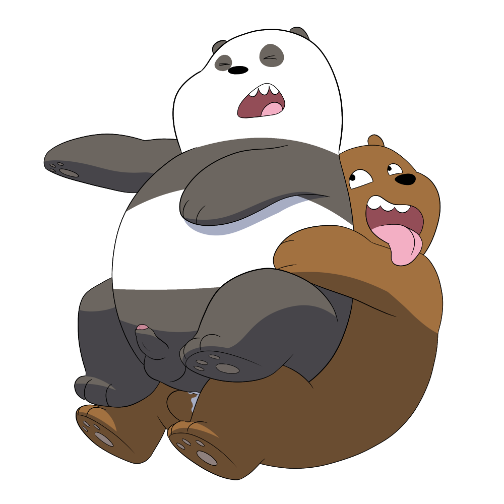 2016 2boys alpha_channel anal anal_sex bear cartoon_network cum from_behind furry gay grizzly_(character) grizzly_bear interspecies male male_only mammal panda panda_(character) penetration penis slightly_chubby tongue tongue_out treadway we_bare_bears