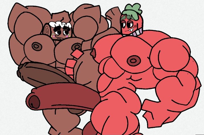 bara, big dick, big penis, buff, cosmo (dandy's world), dandy's world, dandys world, edited art, gay, kaeso approved, lanopoli, male only, sprout (dandy's world), yaoi