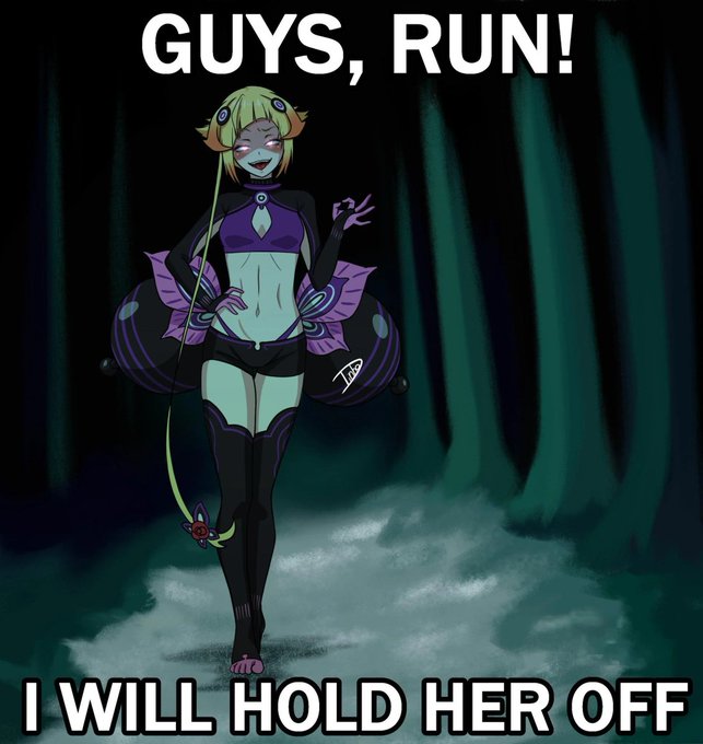 1girls, artist request, capella emerada lugunica, clothing, eyebrows, fellatio face, fellatio gesture, female, female focus, female only, implied sex, meme, re:zero kara hajimeru isekai seikatsu, revealing clothes, seductive, seductive look, seductive pose, seductive smile, text, villainess