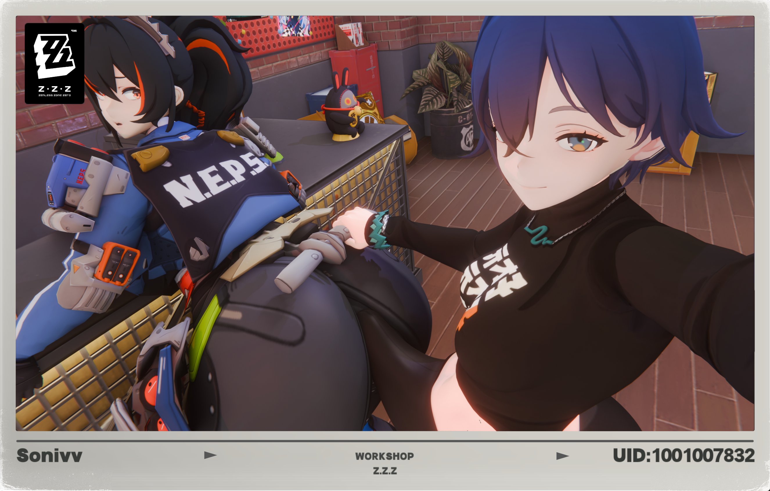 1futa, 1girls, 3d, ass, assjob, belle (zenless zone zero), bent over, big ass, big penis, blender, bulge, cameltail, clothed, clothing, detailed bulge, erection under clothes, female, futa with female, futanari, huge ass, huge cock, human, intersex, large penis, photo, polaroid photo, sonivvnsfw, zenless zone zero, zhu yuan