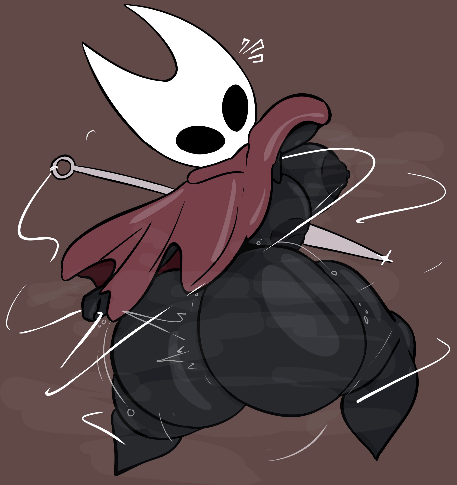 anal, anal invitation, anal suggest, ass, big ass, big butt, hamish, hollow knight, hollow knight: silksong, hornet (hollow knight), huamnenoughbb