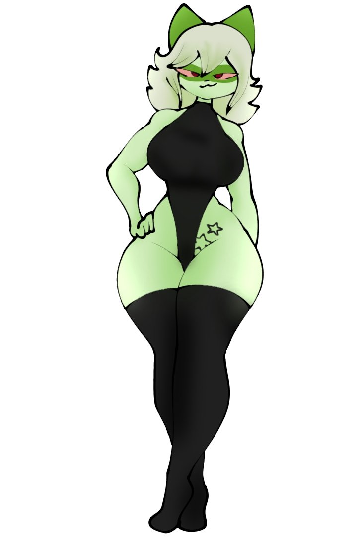 2020s 2024 2d anthro belt big_breasts big_butt black_sleeves black_socks clothes clothing curvy digital_drawing_(artwork) digital_media_(artwork) ears_up eyebrows eyelashes feline furry furry_female furry_only game_freak generation_9_pokemon gift_art grandient_hair green_body green_fur green_hair hd huge_breasts jpeg jpeg_artifacts leaning leaning_on_elbow long_socks looking_at_viewer nintendo oc original pokemon pokemon_(species) pokemon_sv portrait pose posing posing_for_picture racing_suit red_eyes red_sclera sensual sexy short_hair simple_background socks sprigatito standing swimsuit tagme tagme_(character) tattoo tattoo_on_belly the_mag tiny_waist two_tone_hair voluptuous voluptuous_female weed weed_(lucem_ferre)_&quot;codename&quot; white_hair wide_hips