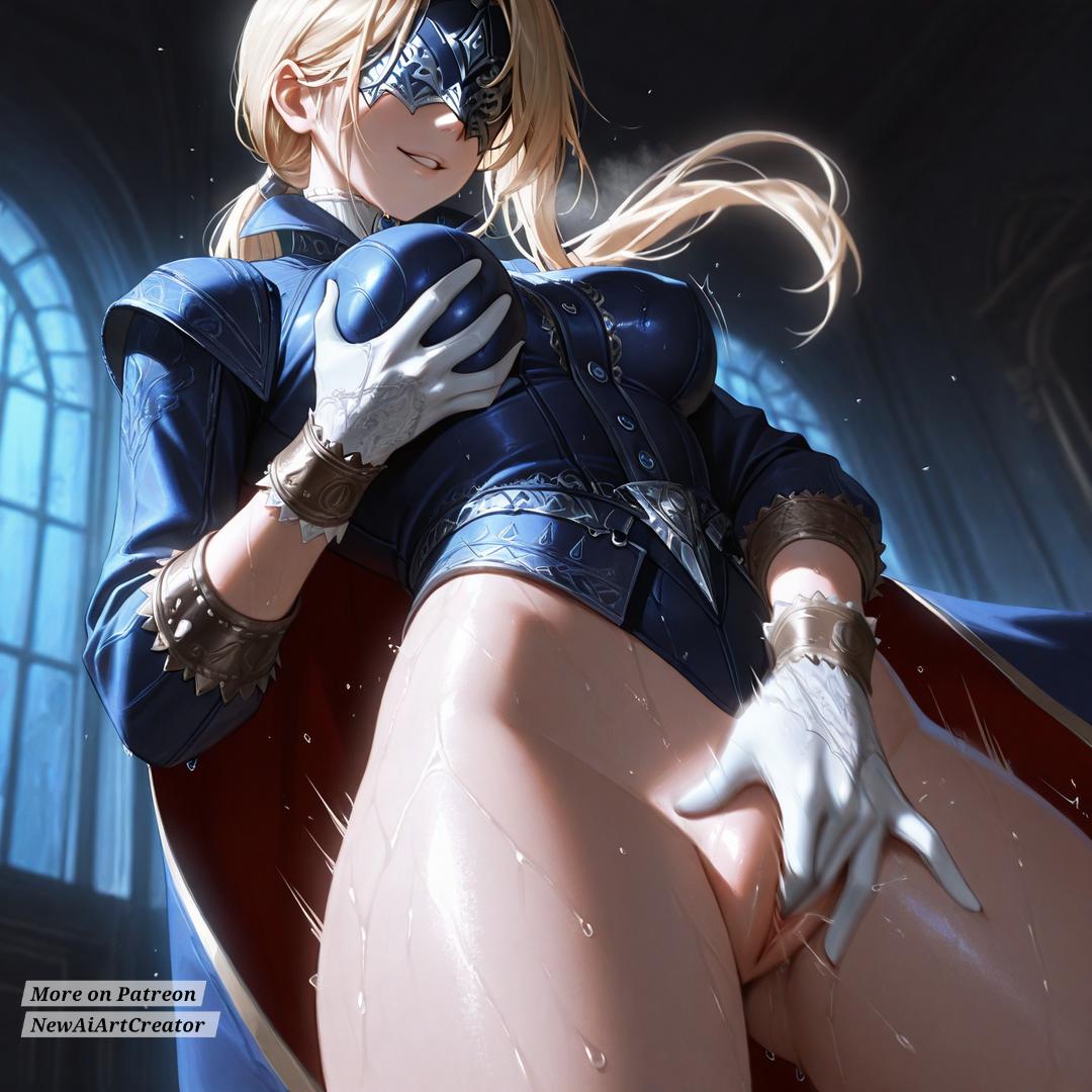 ai generated, blonde female, blonde hair, blonde-haired female, duchess (nightreign), elden ring, elden ring nightreign, exposed pussy, female, fingering, fingering self, fromsoftware, horny, horny female, masturbating, masturbation, newaiartcreator, nightreign, nude, nude female, pussy, pussy juice, standing masturbation, wet, wet body, wet clothes, wet pussy, wet skin
