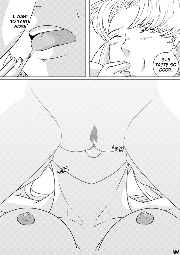 69 69_position age_difference bishoujo_senshi_sailor_moon black_and_white breasts_out comic english english_text fingers_in_mouth ikuko_tsukino incest licking_pussy manga monochrome mother_and_daughter naked naked_female naked_females older_female older_female_and_younger_female sailor_moon tdf usagi_tsukino yuri