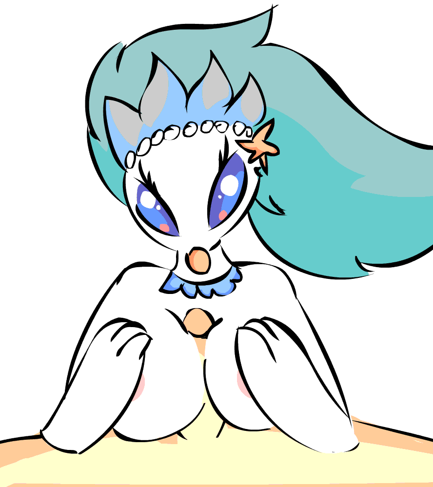1boy, 1girls, 2017, 3 fingers, animated, anthro, areolae, big breasts, big eyes, blue eyes, blue hair, blush, breast squish, breasts, cum, cum in mouth, cum inside, cum on breasts, cute, duo, e-01, erection, eyelashes, fellatio, female, feral, fur, furry, hair, human, humanoid penis, interspecies, long hair, looking at viewer, male, mammal, marine, nintendo, nipples, nude, open mouth, oral, orgasm, paizuri, penetration, penis, pink nipples, pink nose, pink pupils, pinniped, pokemon, pokemon sm, primarina, simple background, smile, star, straight, tongue, video games, white background, white body, white fur, white skin