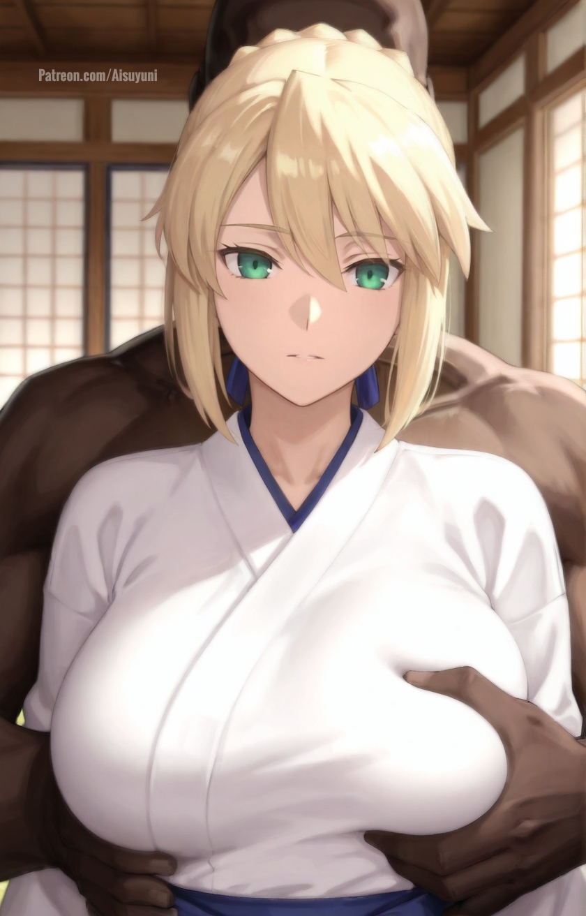 Artoria Pendragon (Blacked) Rule 34 Image