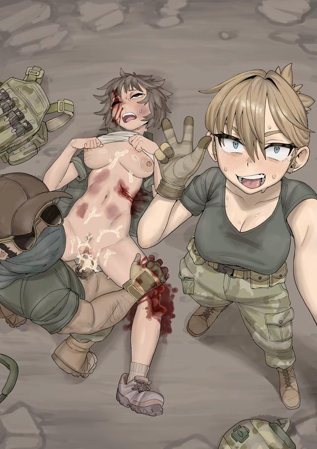 1boy, 2girls, blood, breasts, corpse, cum, cum in pussy, cum inside, death, empty eyes, female death, gore, guro, homerus, necrophilia, nipples, peace sign, selfie, sequence, sex, snuff, straight, vaginal penetration