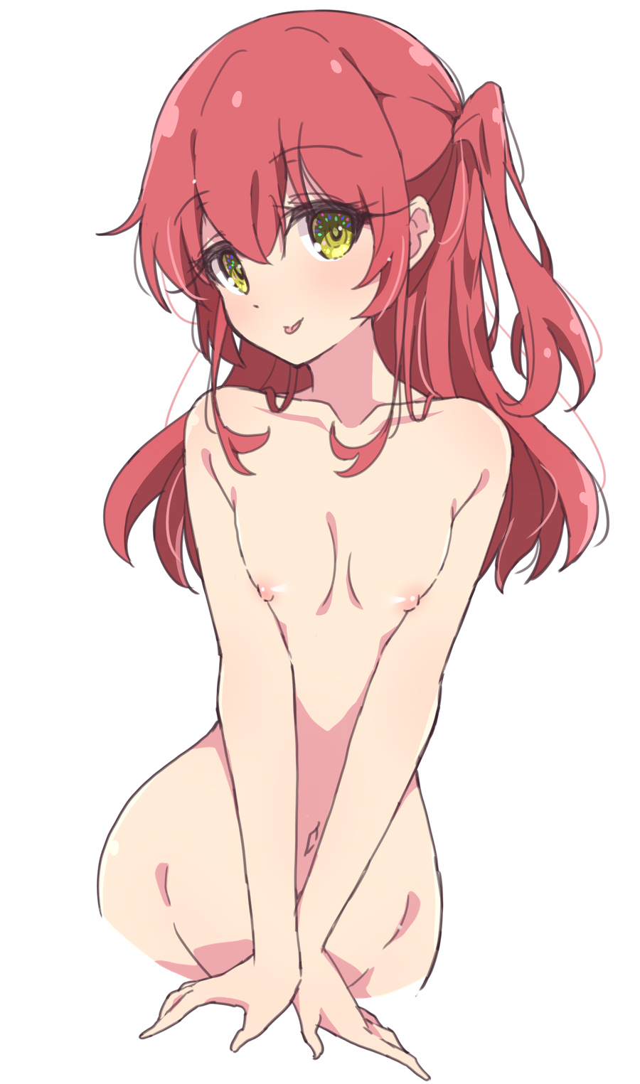 bocchi_the_rock! breasts kita_ikuyo looking_at_viewer melty_pot naked nude red_hair