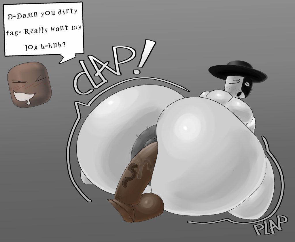 2boys, anal, anal sex, anon, anus, artful (die of death), ass, balls, big ass, blush, blushing, bubble butt, civilian (die of death), die of death (roblox), disembodied penis, gasboldy, gay, penis, roblox, roblox game, robloxian, tagme, white body