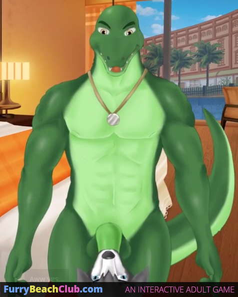 anthro canine crocodile crocodilian fellatio furry furrybeachclub male mammal oral penis reptile scalie sex wolf yaoi