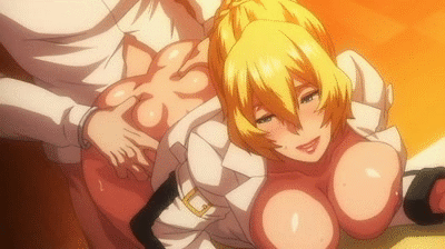 10s, 1boy, 2010s, 2017, 2d, ahe gao, animated, blonde hair, breasts, doggy style, female, gif, large breasts, lune pictures, male, meikoku gakuen jutai hen: onegaishimasu...... sensei no seieki de, watashi-tachi wo tasukete hoshiin desu!, pussy, school, screencap, sex, teacher, vaginal penetration