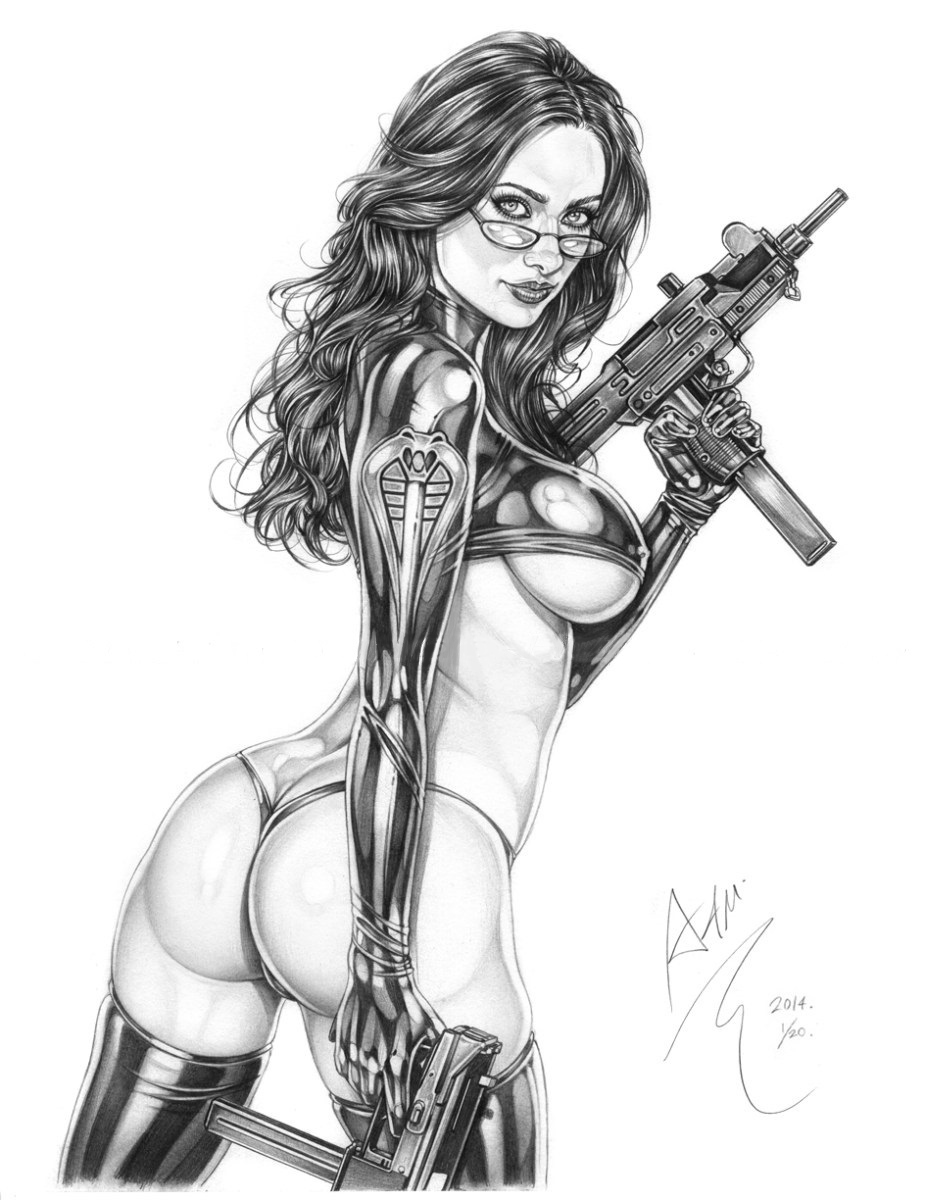 1girls actress anastasia_cisarovna armando_huerta artist_name ass bare_shoulders baroness_(g.i._joe) black_hair black_legwear boots breasts celebrity cobra_(g.i._joe) covered_breasts dat_ass eyelashes eyewear female female_only g.i._joe glasses gun hasbro hips holding_weapon human large_breasts legs legwear long_hair monochrome nail_polish nipples olivia_wilde orange_eyes pale_skin panties shoes sideboob signature solo sunglasses tagme tattoo thigh_boots thighhighs thighs topless underboob weapon