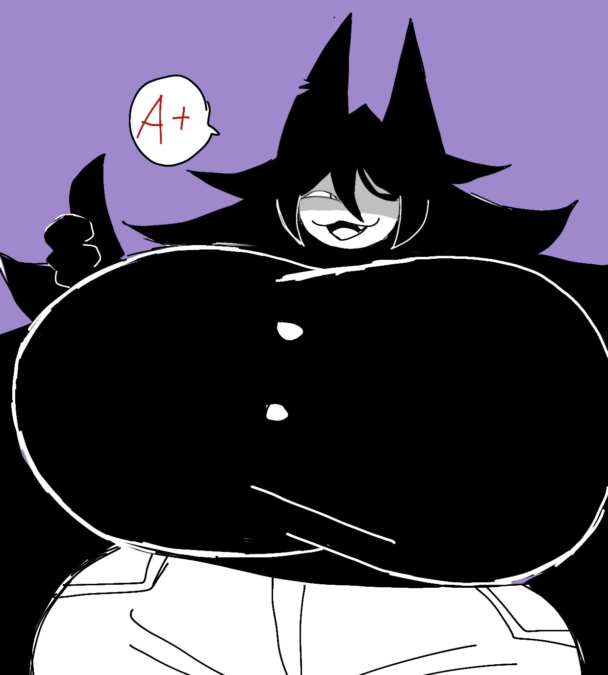 1girls, big breasts, breasts, clothing, female, fundamental paper education, huge boobs, huge breasts, huge thighs, massive boobs, massive breasts, massive thighs, massive tits, miss circle (fundamental paper education), momiji (artist), solo, tagme, thicc thighs, thick thighs, thumbs up, wide hip, wide hipped female, wide hips, wide thighs